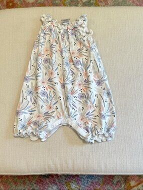Feather Baby romper